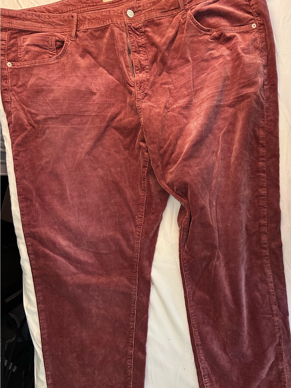 Anthropologie Women’s Plus Size 24W Corduroy Pants in Wine Red